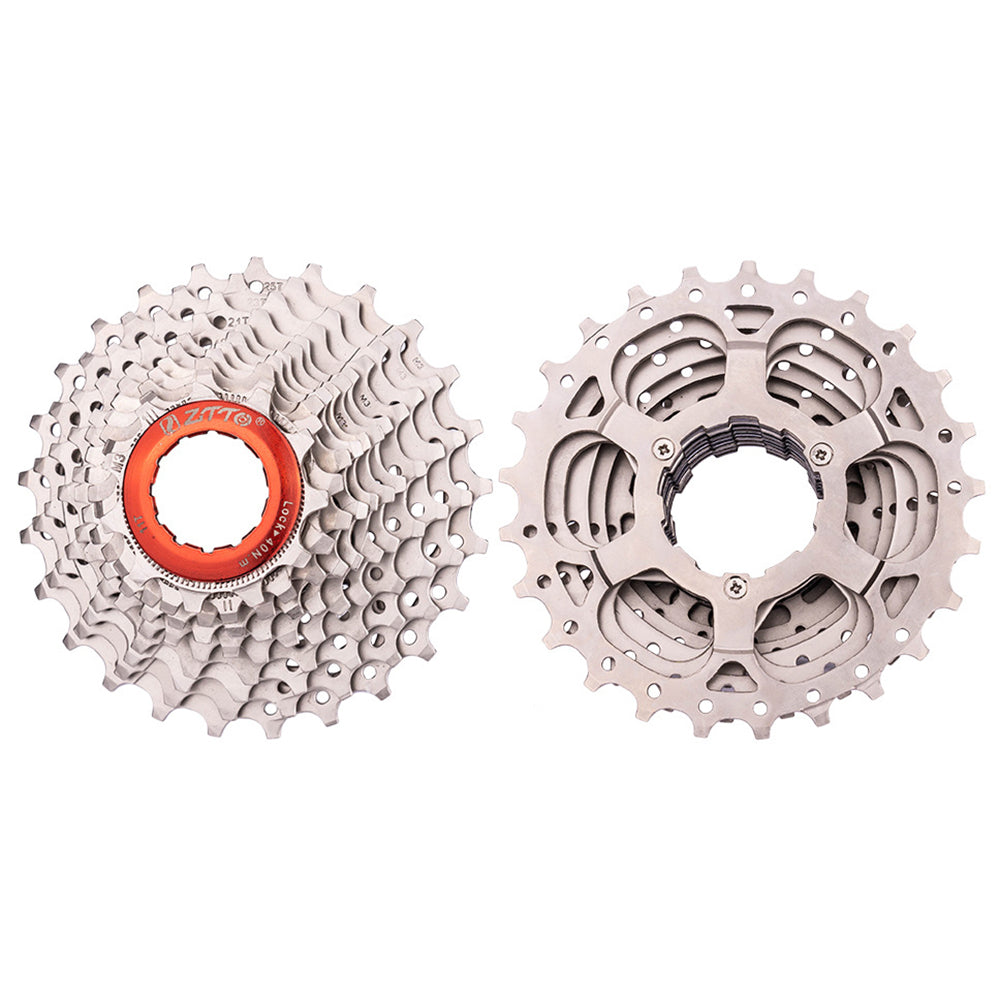 ZTTO Road Bike 11 Speed Flywheel Silver Bicycle Cassette Replacement Part ZTTO Road Bike 11 Speed Flywheel Silver Bicycle Cassette Replacement Part